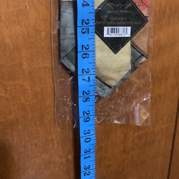 🦅 EAGLES WINGS 🦅 NORTH CAROLINA MAN’S TIE 🆕🩵 - Picture 7 of 9